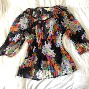 printed blouse